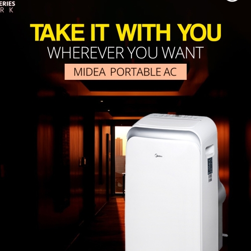 Midea 1 Ton Portable Non Inverter AC